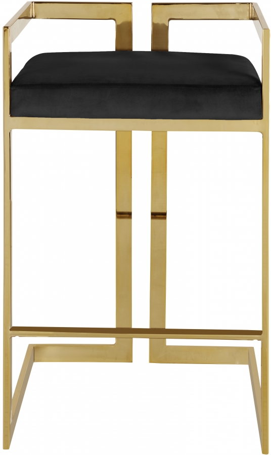 Ezra Velvet Upholstered Counter Stool