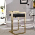 Ezra Velvet Upholstered Counter Stool
