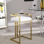 Ezra Vegan Leather Upholstered Counter Stool