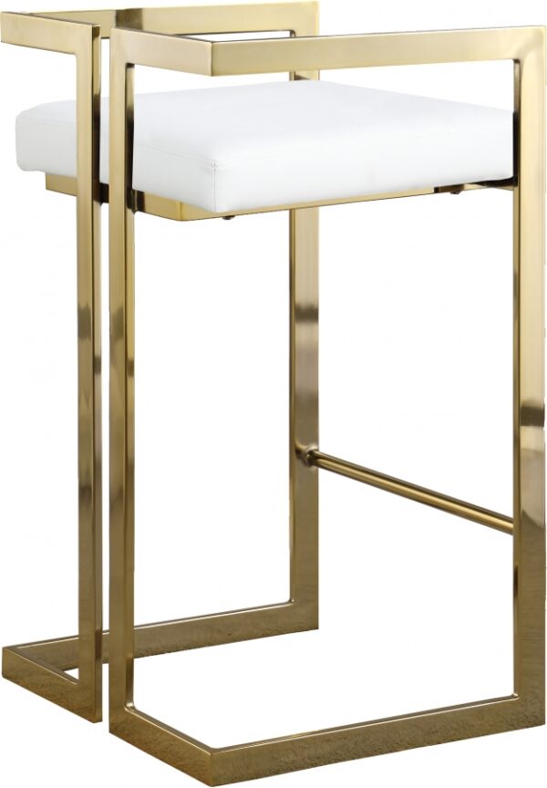 Ezra Vegan Leather Upholstered Counter Stool