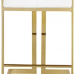 Ezra Vegan Leather Upholstered Counter Stool