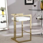 Ezra Vegan Leather Upholstered Counter Stool