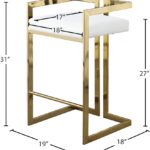 Ezra Vegan Leather Upholstered Counter Stool