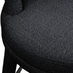 Parlor Boucle Fabric Upholstered Bar / Counter Stool