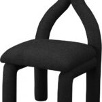 Xena Boucle Fabric Upholstered Accent Chair / Dining Chair