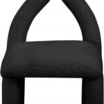 Xena Boucle Fabric Upholstered Accent Chair / Dining Chair