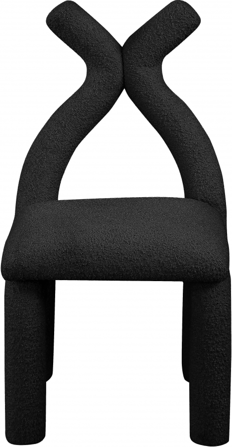 Xena Boucle Fabric Upholstered Accent Chair / Dining Chair