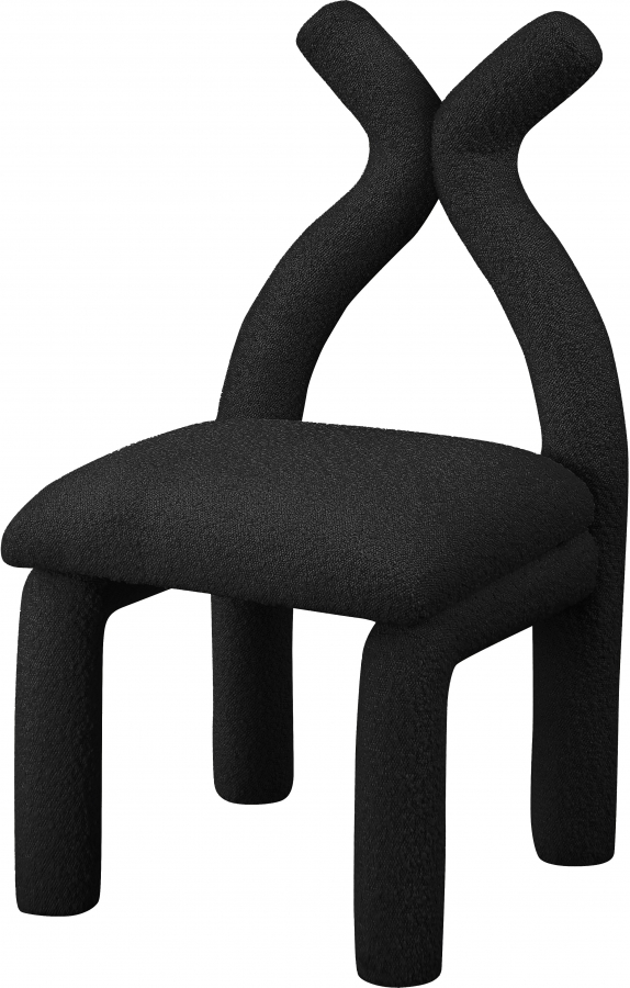 Xena Boucle Fabric Upholstered Accent Chair / Dining Chair