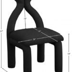 Xena Boucle Fabric Upholstered Accent Chair / Dining Chair