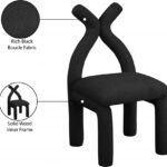 Xena Boucle Fabric Upholstered Accent Chair / Dining Chair