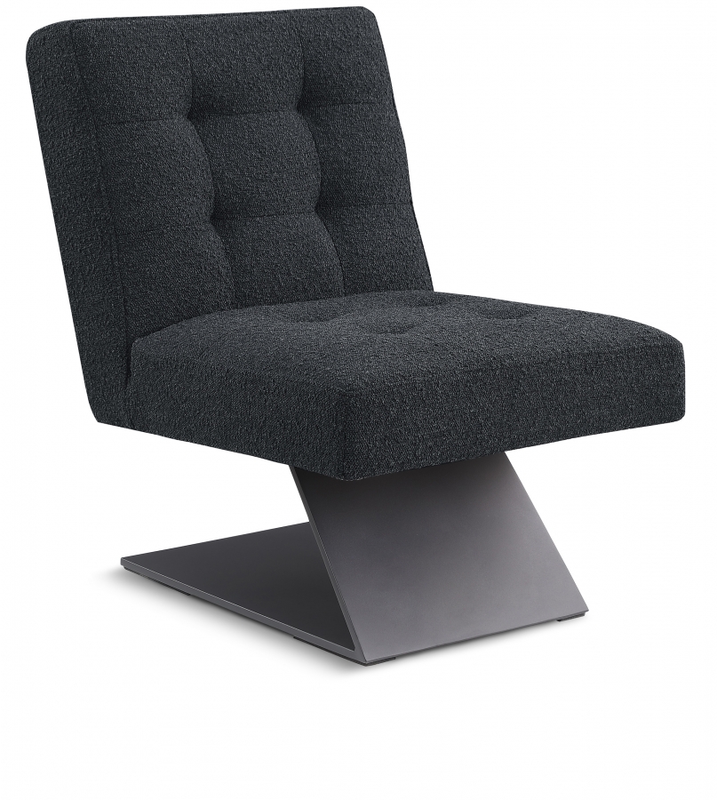 Zeal Boucle Fabric Upholstered Accent Chair