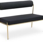 Carly Vegan Leather Upholstered Bench