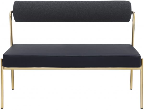 Carly Vegan Leather Upholstered Bench
