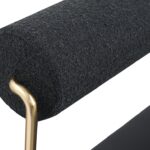Carly Vegan Leather Upholstered Bench