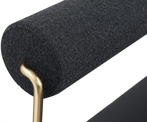 Carly Vegan Leather Upholstered Bench