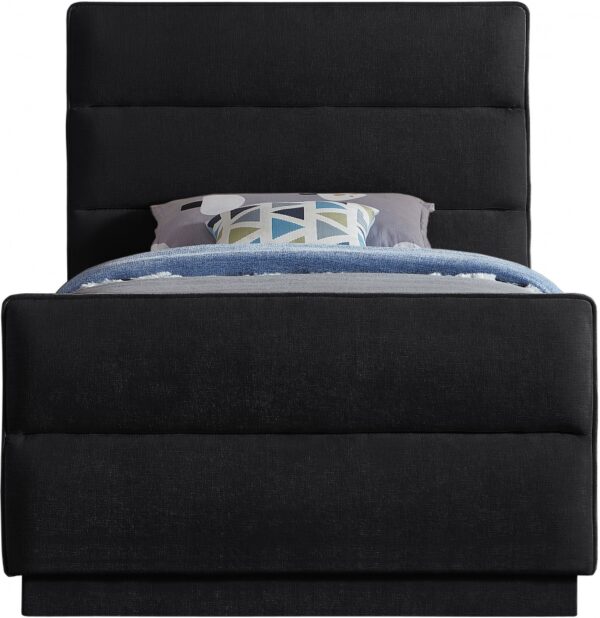 Paxton Chenille Fabric Upholstered Bed