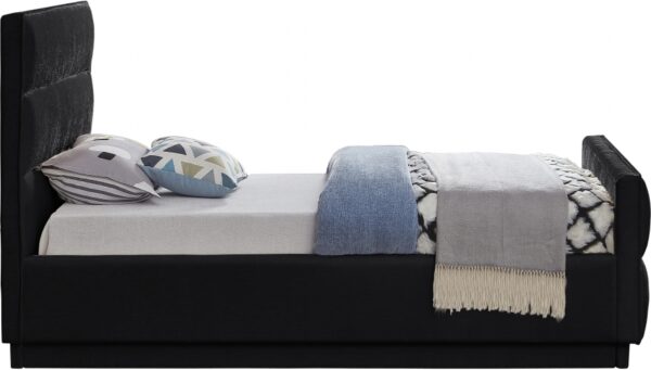 Paxton Chenille Fabric Upholstered Bed