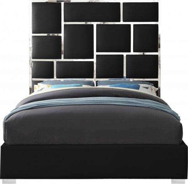 Milan Vegan Leather Upholstered Bed