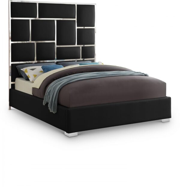 Milan Vegan Leather Upholstered Bed