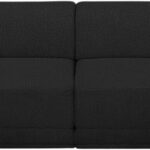 Ollie 120" Boucle Fabric Upholstered 4pc. Armless Modular Sofa