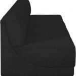 Ollie 120" Boucle Fabric Upholstered 4pc. Armless Modular Sofa