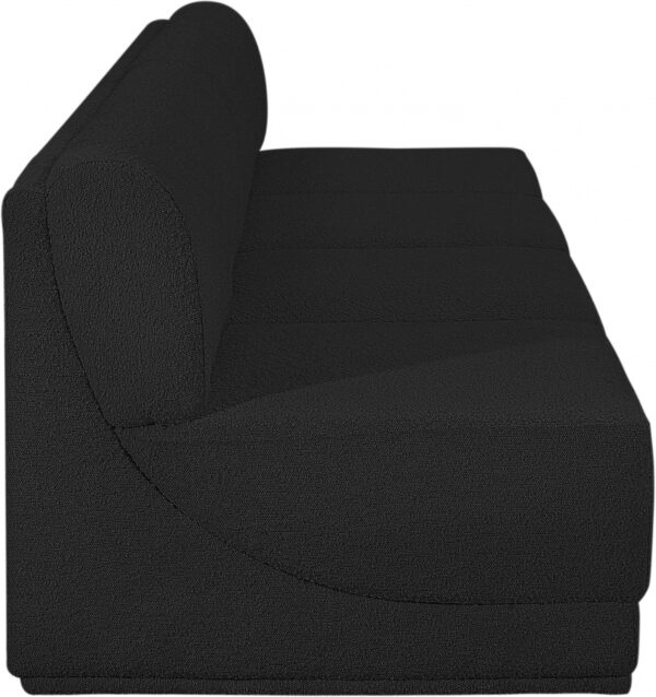 Ollie 120" Boucle Fabric Upholstered 4pc. Armless Modular Sofa