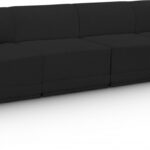 Ollie 128" Boucle Fabric Upholstered 4pc. Modular Sofa