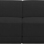 Ollie 128" Boucle Fabric Upholstered 4pc. Modular Sofa