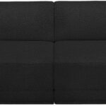 Ollie 128" Boucle Fabric Upholstered 4pc. Modular Sofa