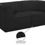 Ollie 68" Boucle Fabric Upholstered 2pc. Modular Loveseat
