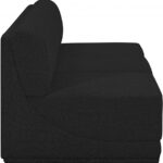 Ollie 90" Boucle Fabric Upholstered 3pc. Armless Modular Sofa