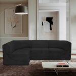 Ollie 98" Boucle Fabric Upholstered 4pc. Modular Sectional