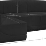 Ollie 98" Boucle Fabric Upholstered 4pc. Modular Sectional