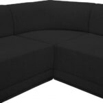 Ollie 128" Boucle Fabric Upholstered 5pc. Modular Sectional