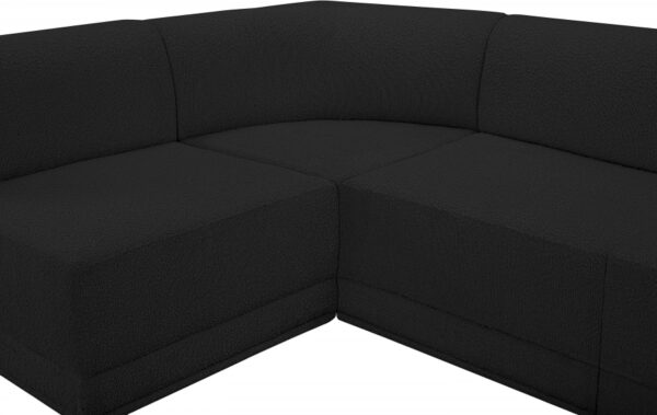 Ollie 128" Boucle Fabric Upholstered 5pc. Modular Sectional