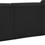 Ollie 128" Boucle Fabric Upholstered 5pc. Modular Sectional