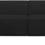 Ollie 128" Boucle Fabric Upholstered 5pc. Modular Sectional