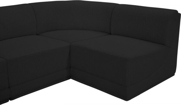 Ollie 128" Boucle Fabric Upholstered 5pc. Modular Sectional