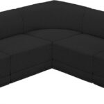 Ollie 98" Boucle Fabric Upholstered 5pc. Modular Sectional