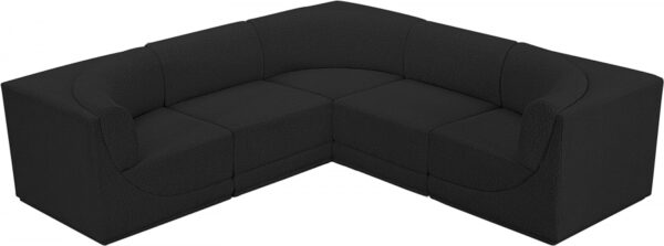 Ollie 98" Boucle Fabric Upholstered 5pc. Modular Sectional
