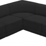 Ollie 94" Boucle Fabric Upholstered 5pc. Modular Sectional