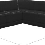 Ollie 94" Boucle Fabric Upholstered 5pc. Modular Sectional