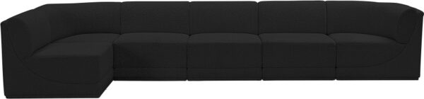Ollie 158" Boucle Fabric Upholstered 6pc. Modular Sectional