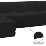 Ollie 158" Boucle Fabric Upholstered 6pc. Modular Sectional
