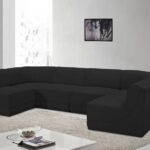 Ollie 128" Boucle Fabric Upholstered 6pc. Modular Sectional