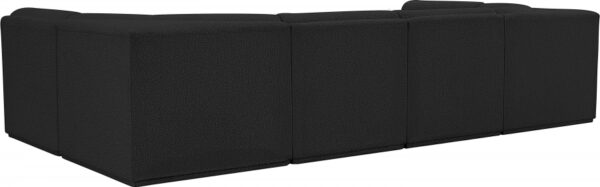 Ollie 128" Boucle Fabric Upholstered 6pc. Modular Sectional