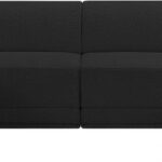 Ollie 128" Boucle Fabric Upholstered 6pc. Modular Sectional