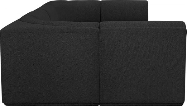 Ollie 128" Boucle Fabric Upholstered 6pc. Modular Sectional