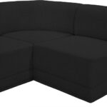 Ollie 128" Boucle Fabric Upholstered 6pc. Modular Sectional