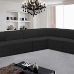 Ollie 128" Boucle Fabric Upholstered 6pc. Modular Sectional